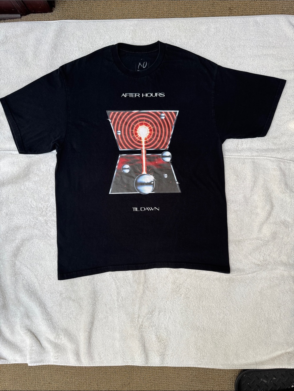 Men’s Black XL The Weeknd After Hours Til Dawn Concert Tee terrific condition